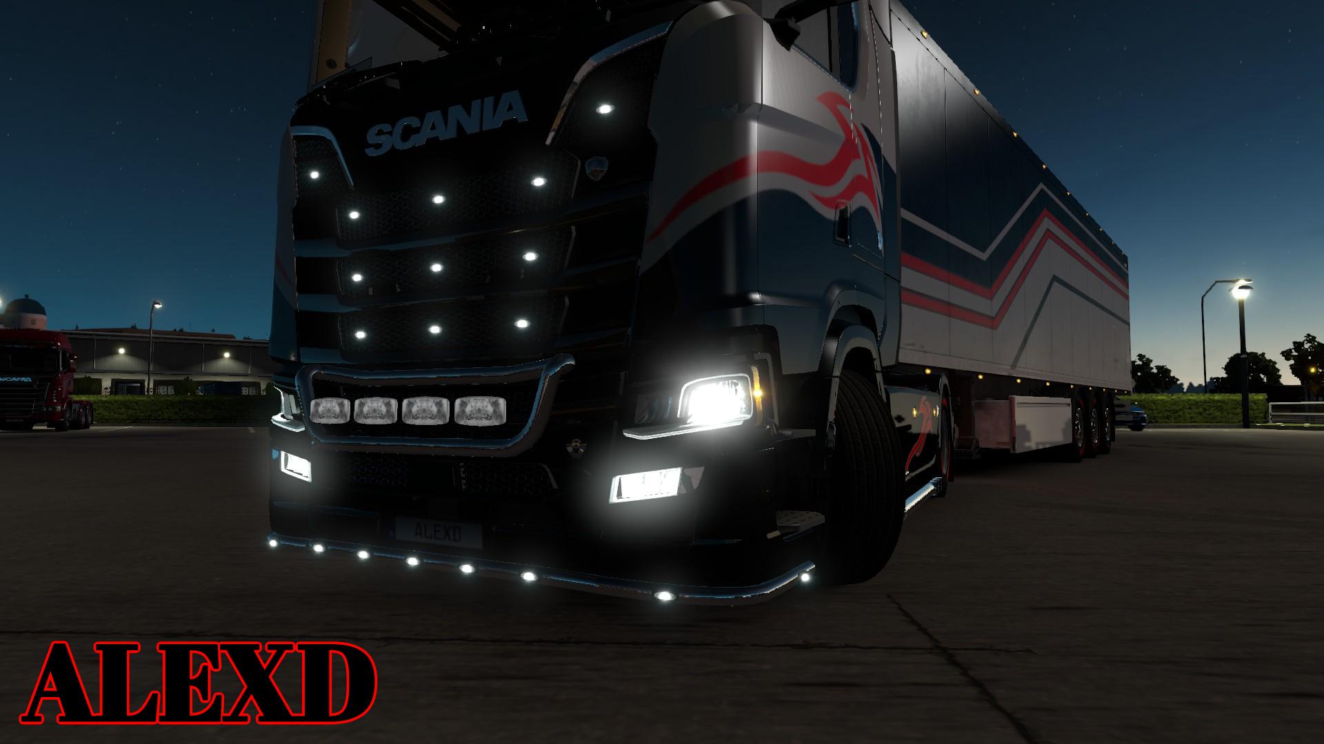 ETS2 - Scania S & R 2016 Fog Lights V1.2 (1.36.x)