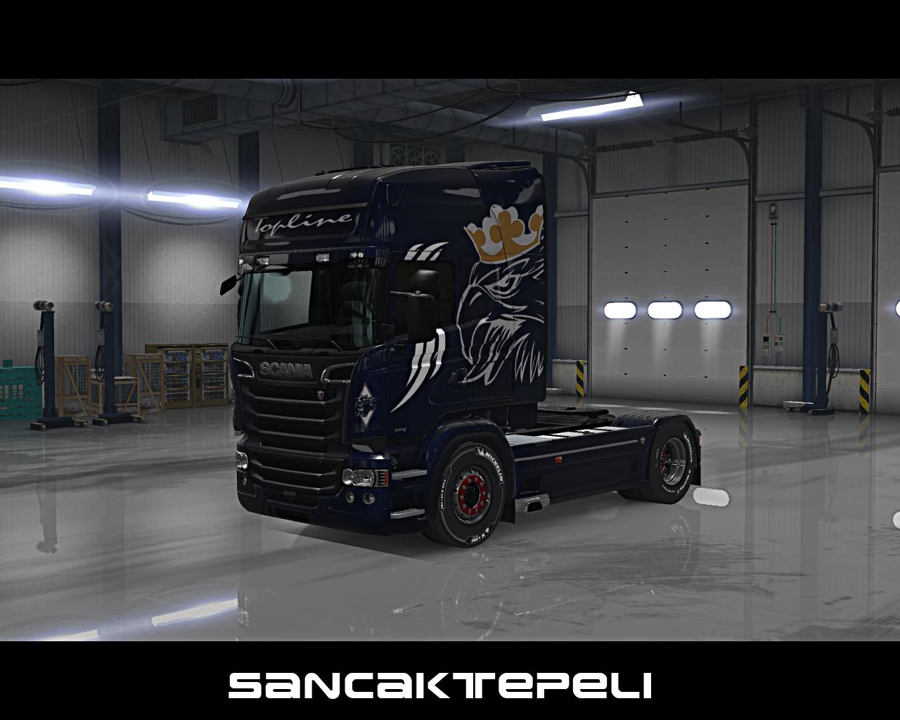 ETS Scania RJL RS Metallic Griffin Skin X Euro Truck Simulator Mods Club