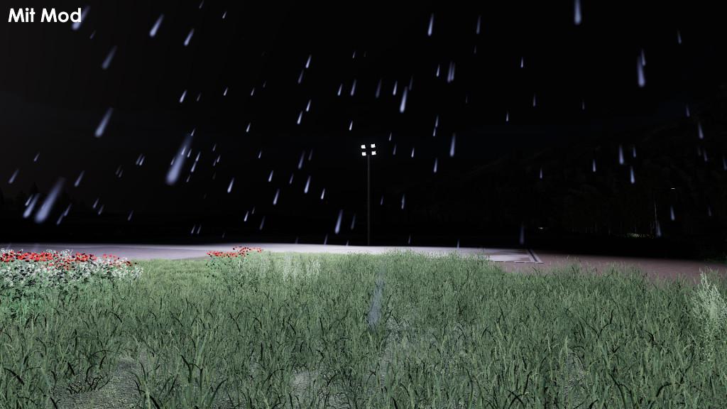 FS19 - Placeable Lights At Rain V1.0