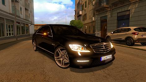 ETS2 - Mercedes S65 AMG Car Mod V4 (1.35.X)
