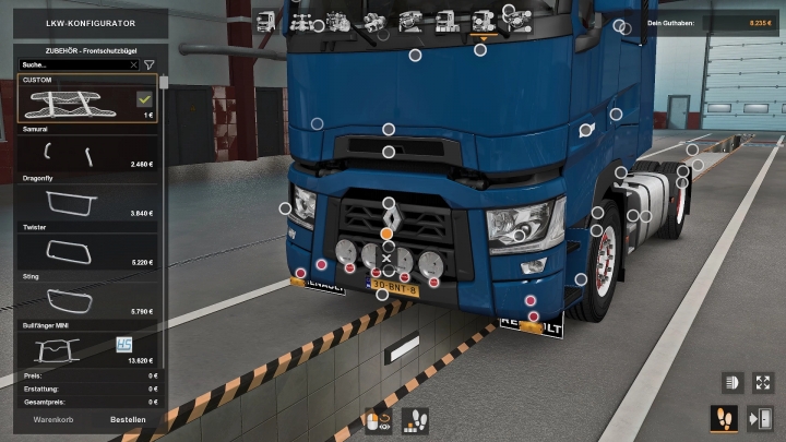 ETS2 - Bottom Slots for Renault Range T (1.40.x)