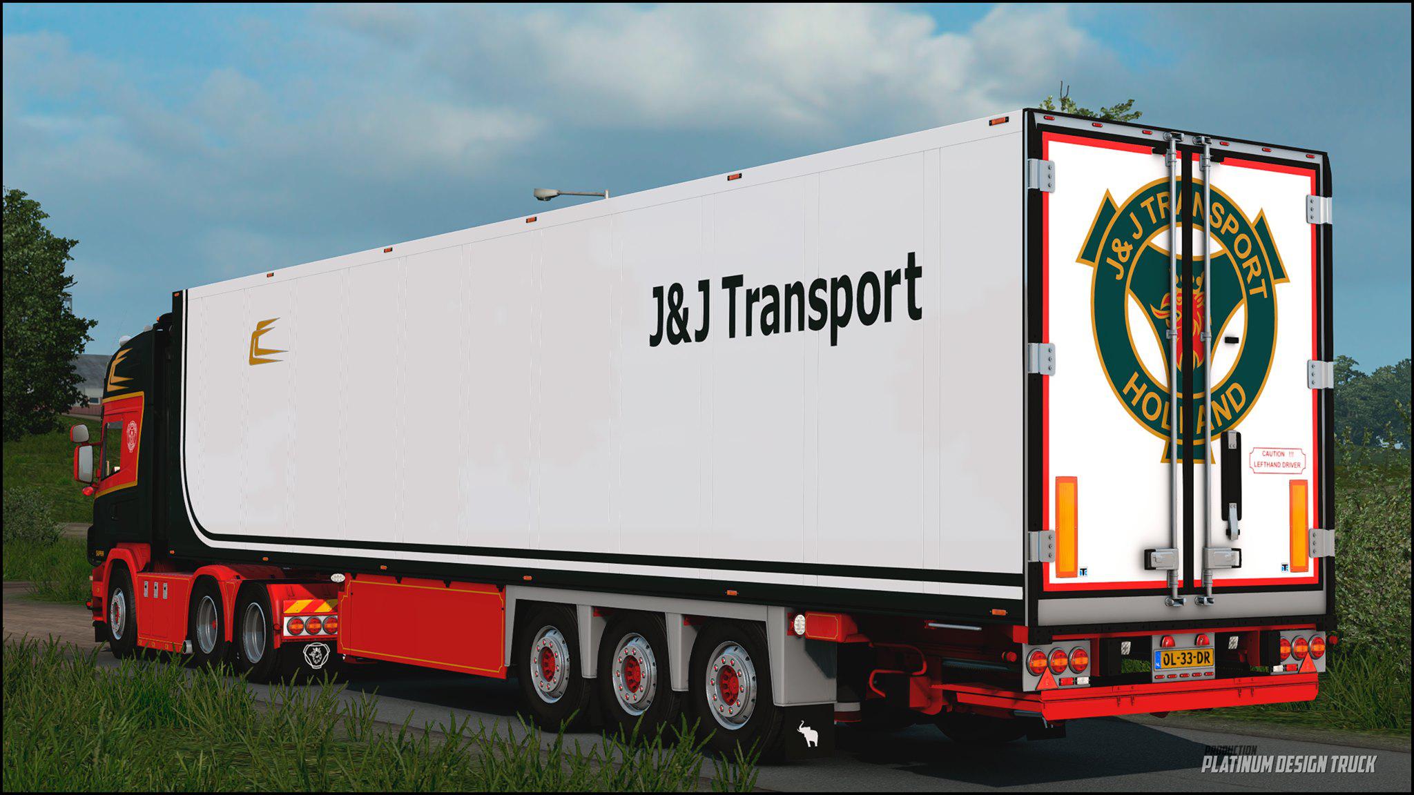 ETS2 - Scania 164 L 480 J&J Transport Official Update (1.39.x)
