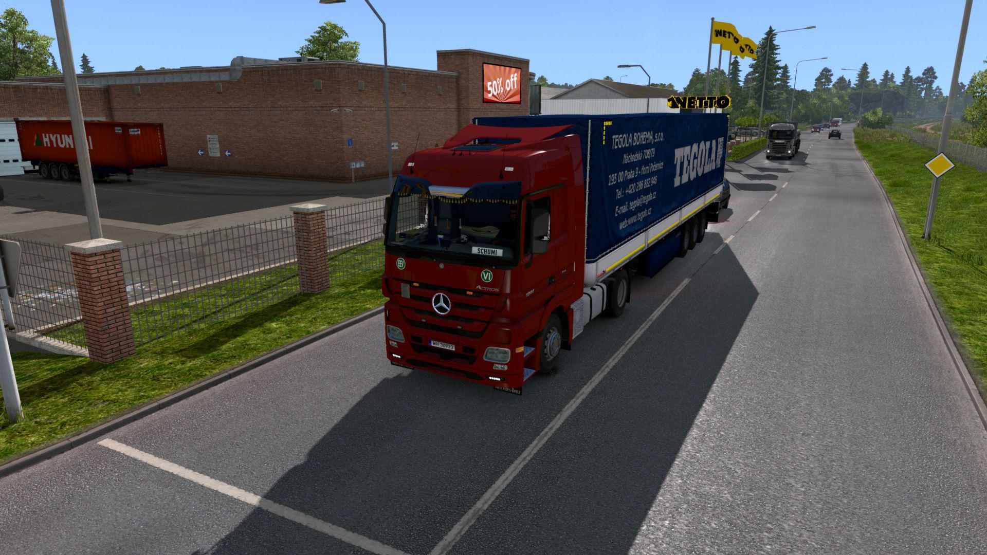 ETS2 - Mercedes Actros MP3 Reworked v2.9 (1.35.X)