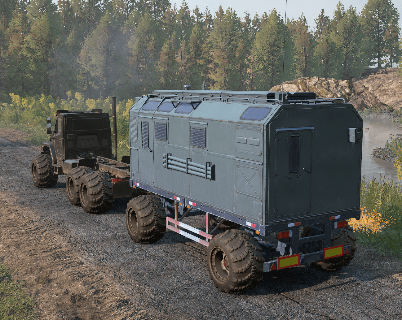 SnowRunner - Offroad Service Trailer V1 | SnowRunner | Mods.club