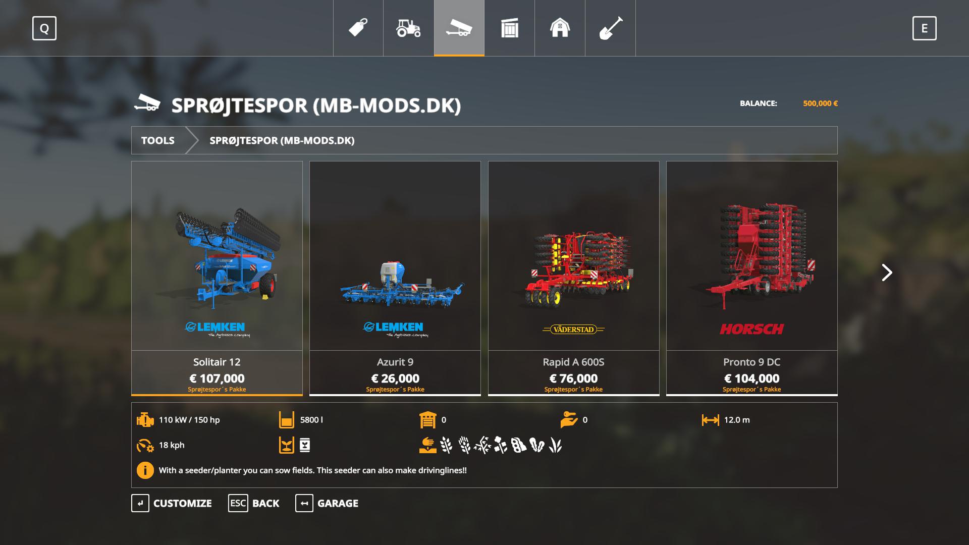 FS19 - Seeder Pack 13 V1.0
