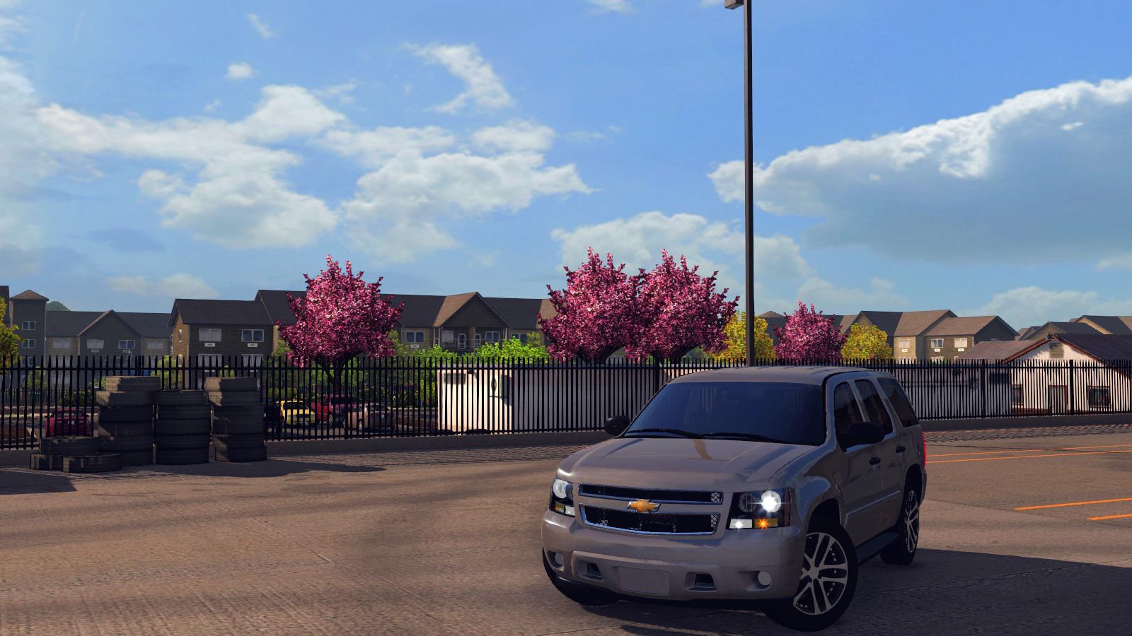 ETS2 - Chevrolet Tahoe 2007 Car Mod V1.5 (1.35.X)