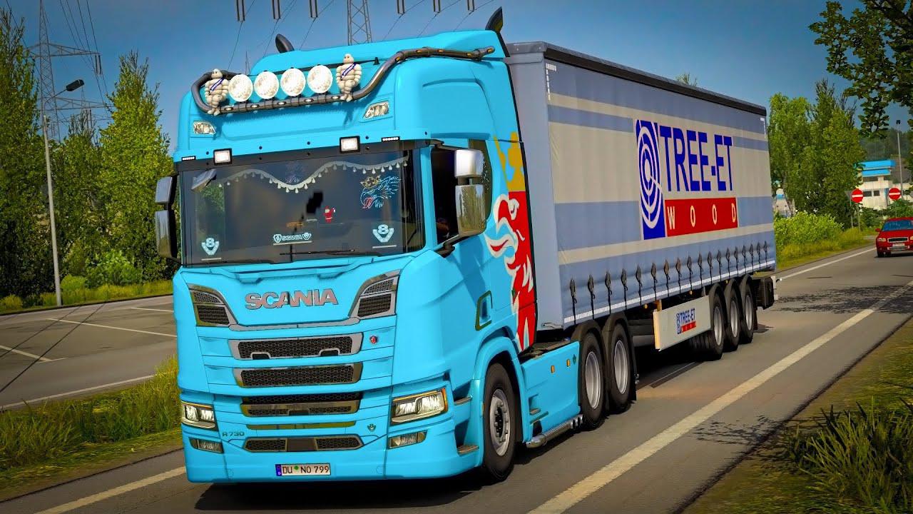 ETS2 - Realistic Scania DC13 & DC16 V8 Engine Sound V1.0 (1.40.x)