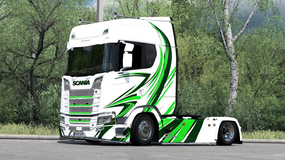 ETS2 - Scania S Gunter Kolbitsch-Style Skin V1.1 (1.37.x)