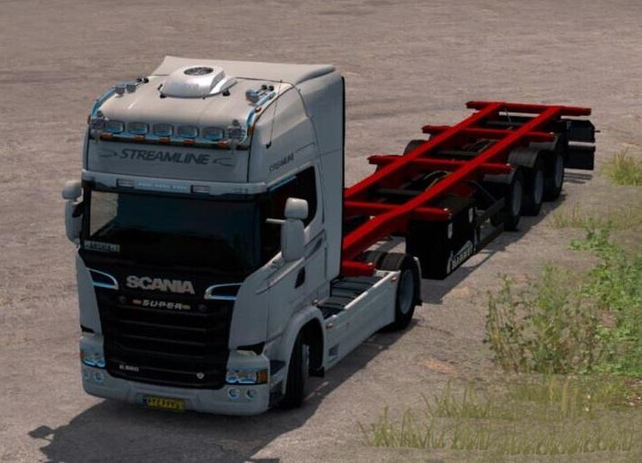 ETS2 - Mammut Container Carrier Semi Trailer (1.39.x)