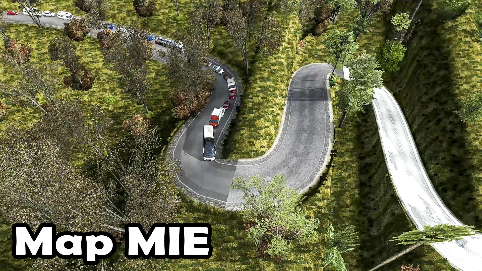 ETS2 - Mie (Challenging Routes) Map (1.40.x)