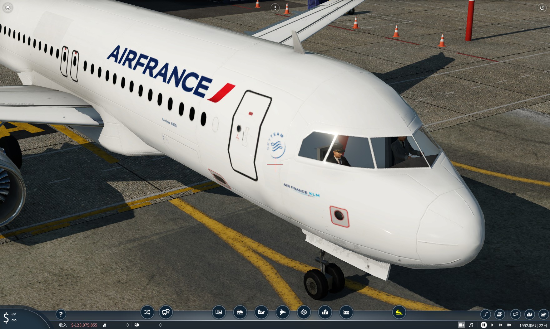 Transport Fever 2 - Air France Airbus A320