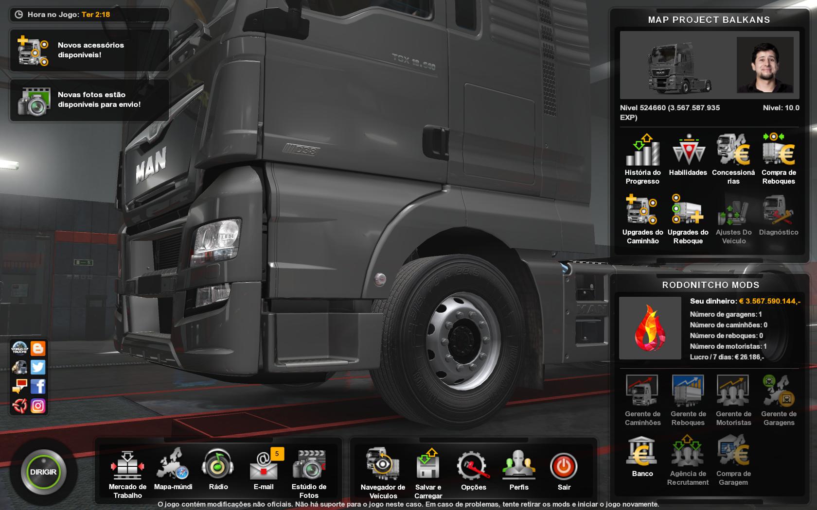 ETS2 - Project Balkans 3.4 Map Profile Mod (1.35.x)