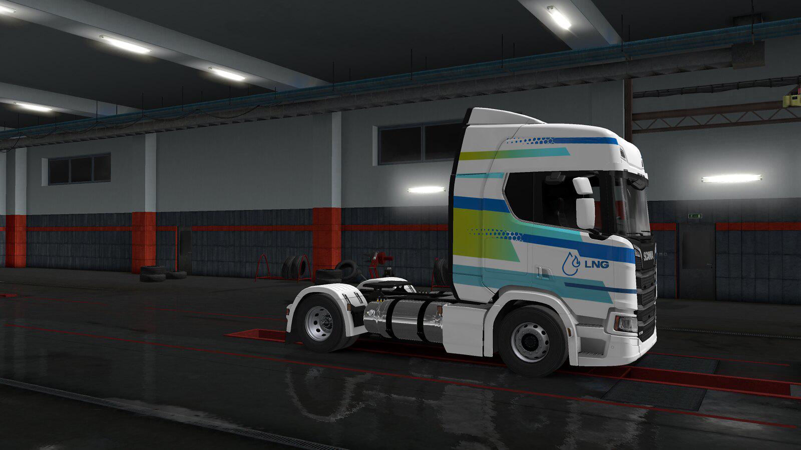 ETS2 - Scania NG-R LNG Tanks V1.0 (1.35.x) | Euro Truck Simulator 2