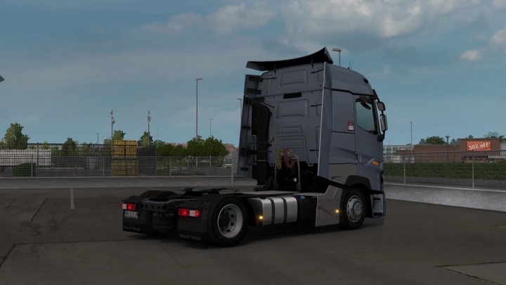 ETS2 - Low Deck Chassis Addon for SCS Renault Range T & T Evo V1.7 (1.41.x)