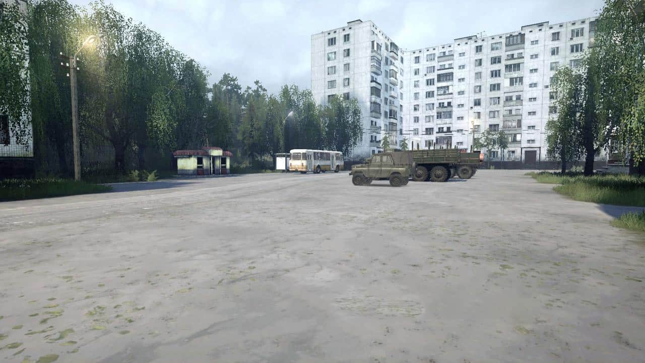 Spintires:Mudrunner - Forgotten City Map V1