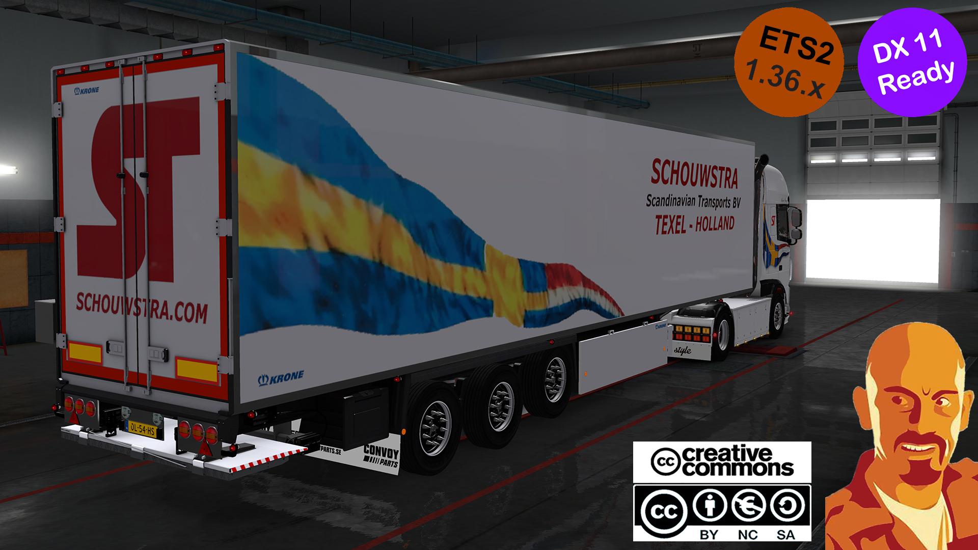 ETS2 - Krone Schouwstra Trailers (1.36.x)