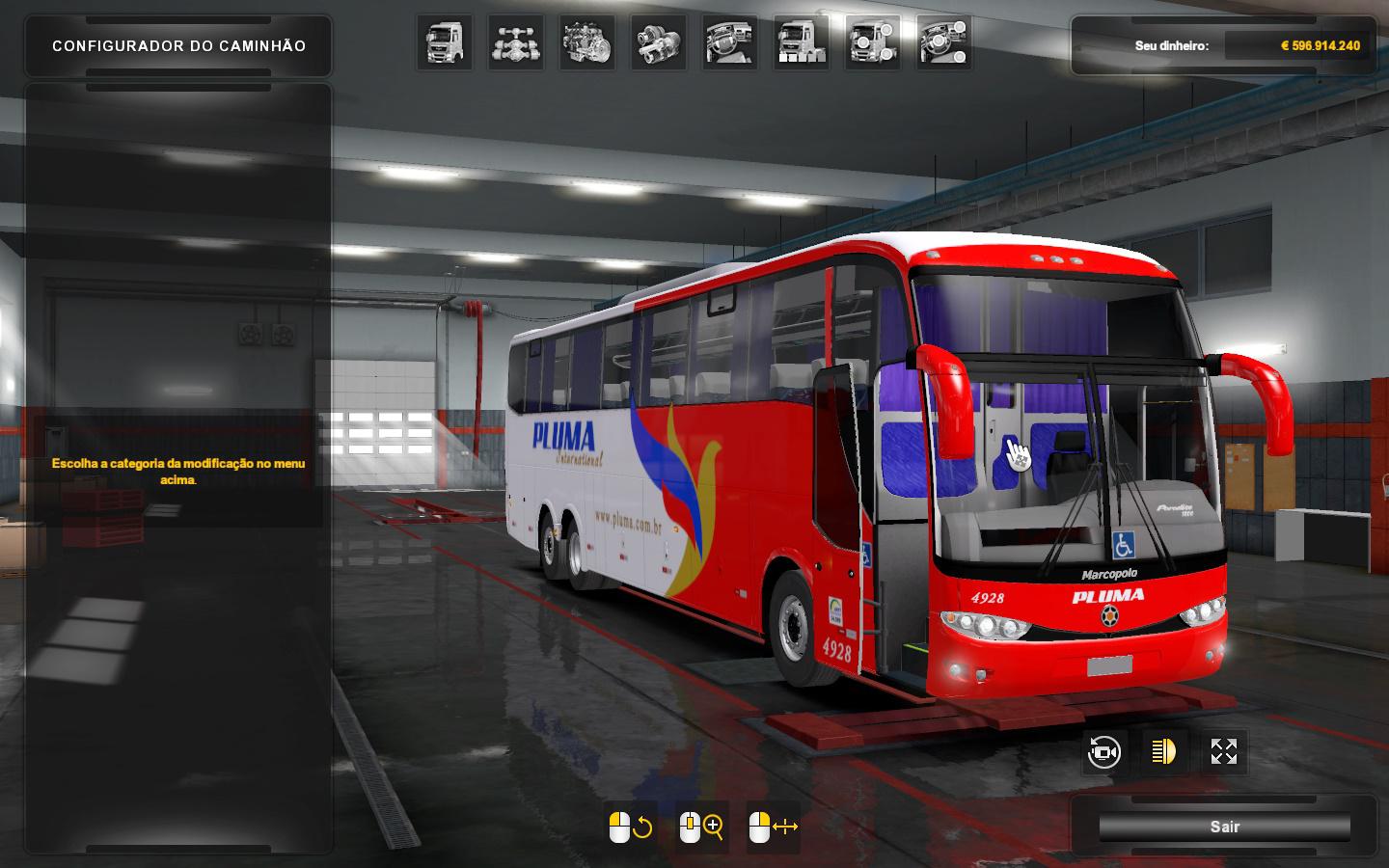 ETS2 - Marcopolo G6 -1200 Mercedes (1.36.x)