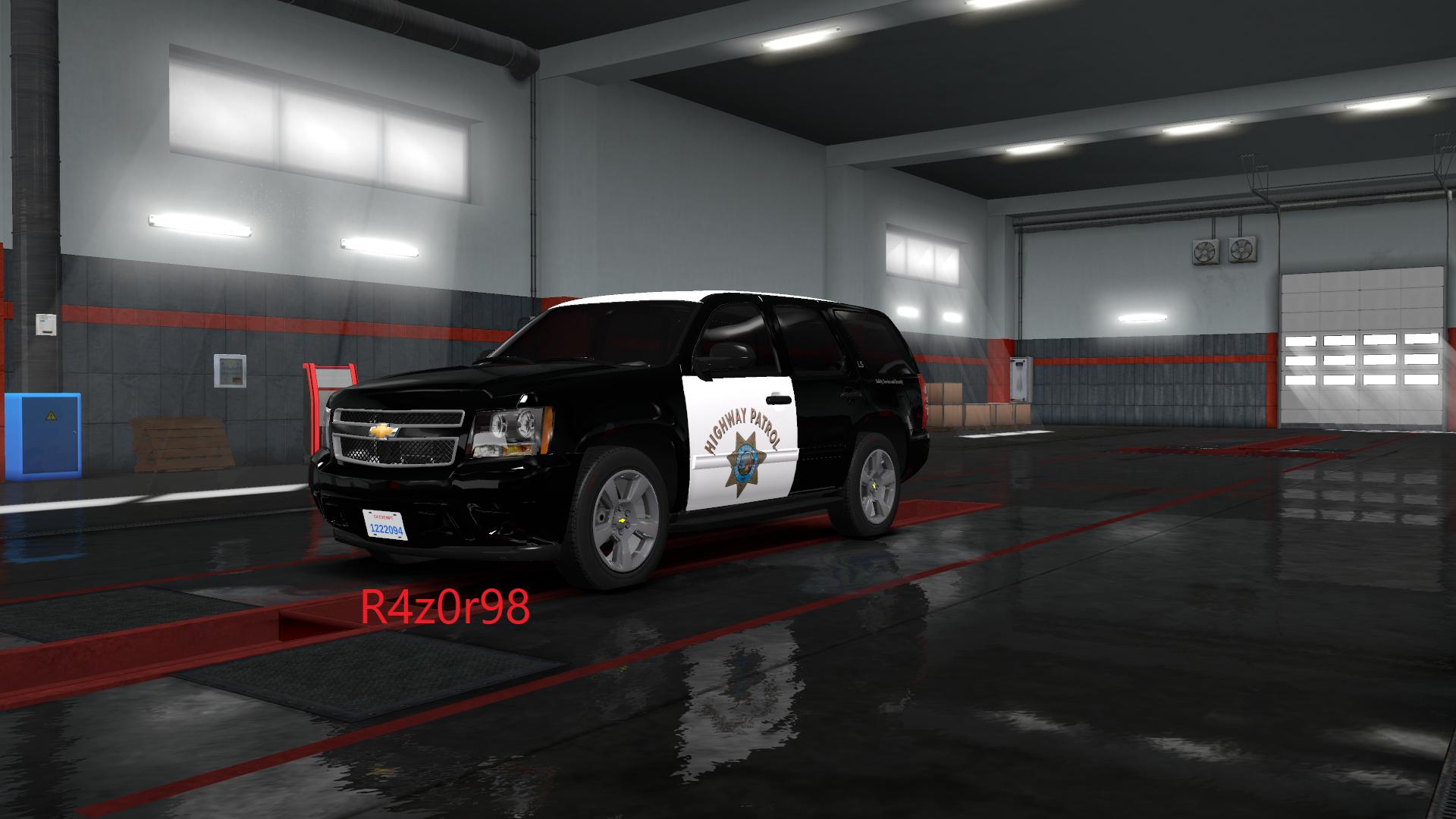 ETS2 - Chevrolet Tahoe 2007 Highway Patrol Skin V1.0 (1.36.x)