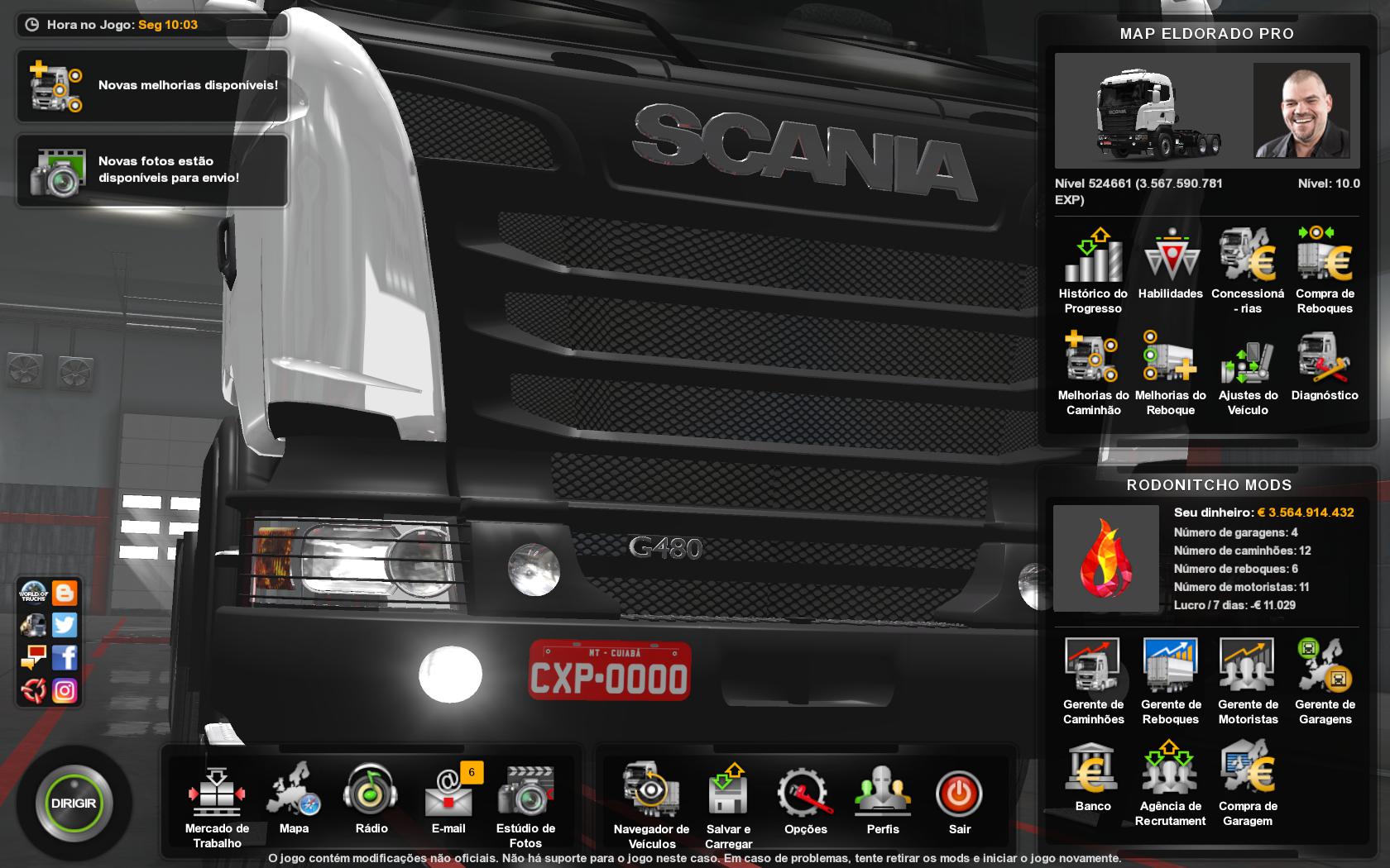 ETS2 - Profile Map Eldorado Pro V1.7.5 (1.36.x)
