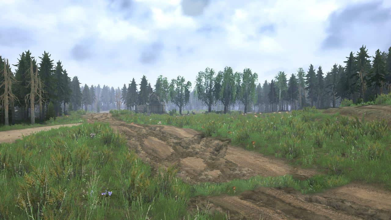 Spintires:Mudrunner - Gluxovka Map V10.06.19