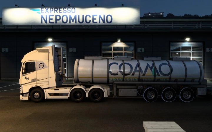 ETS2 - Volvo FH16 2012 Expresso Nepomuceno Skin (1.41.x)