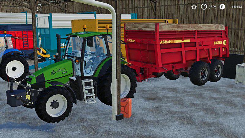 FS19 - Deutz Agrotron 106 Tractor V1.0