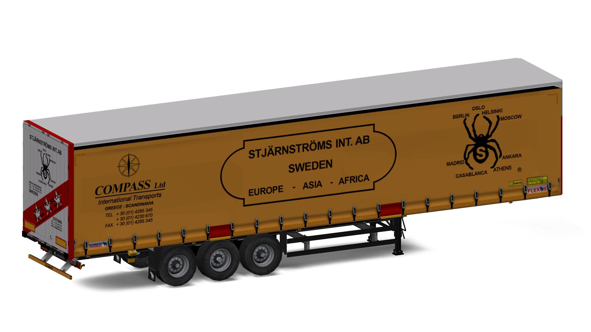 ETS2 - Schmitz Huckepack Curtain V2.0 (1.36.x)