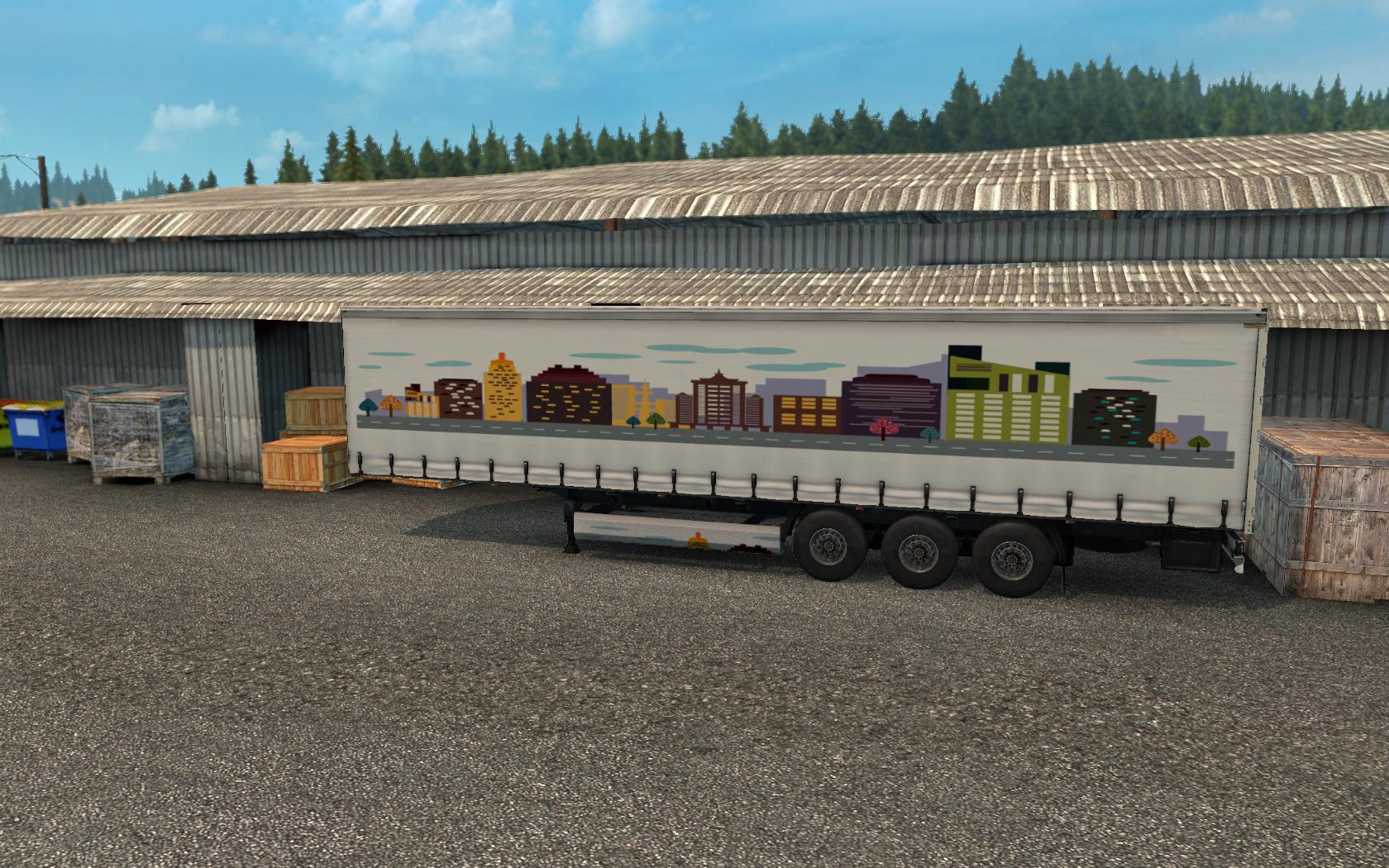 ETS2 - City Skin V2.0 (1.36.x)