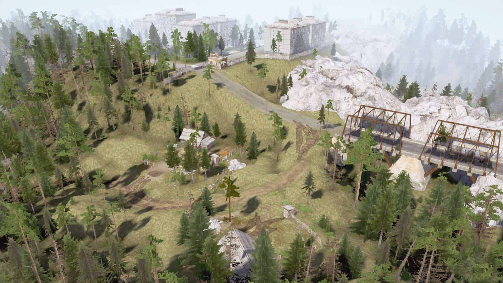 Spintires:Mudrunner - Trip Map