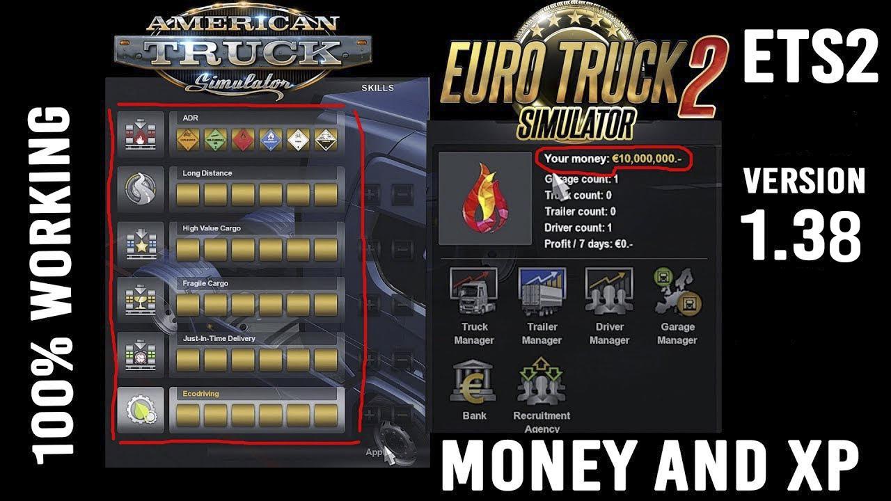 euro truck simulator 2 level cheat