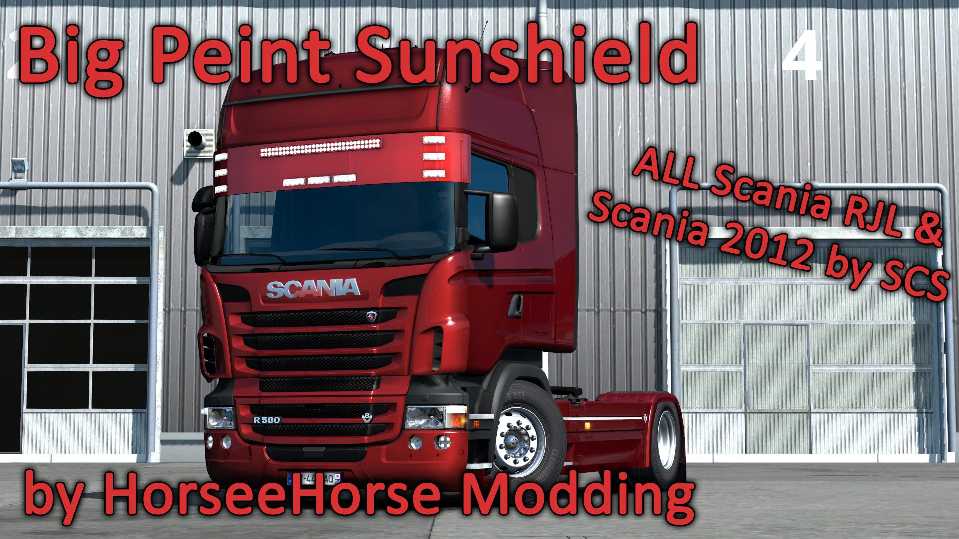 ETS2 - Big Paint Sunshield V1.0 (1.36.x)