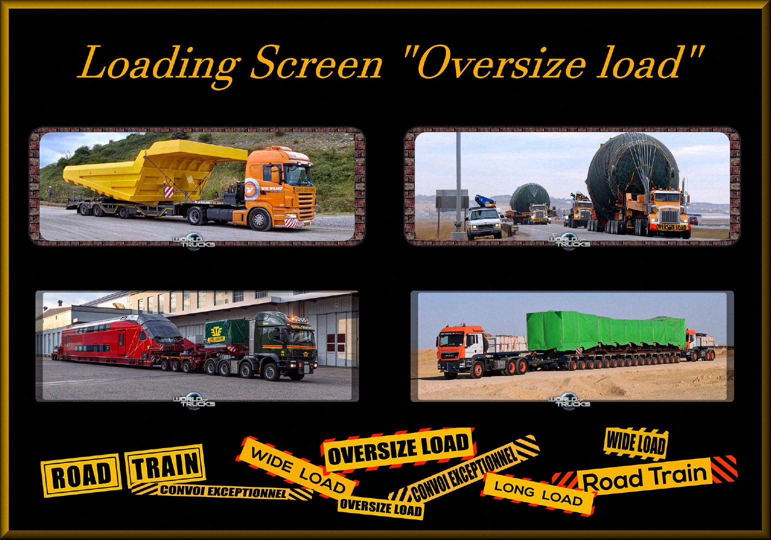 ETS2 - Loading Screen Oversize Load V1.3 (1.39.x)