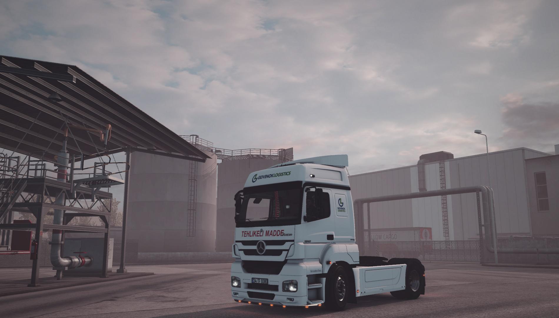 ETS2 - Mercedes Axor 1840 Mp3 Reworked Truck V1.0 (1.36.x)