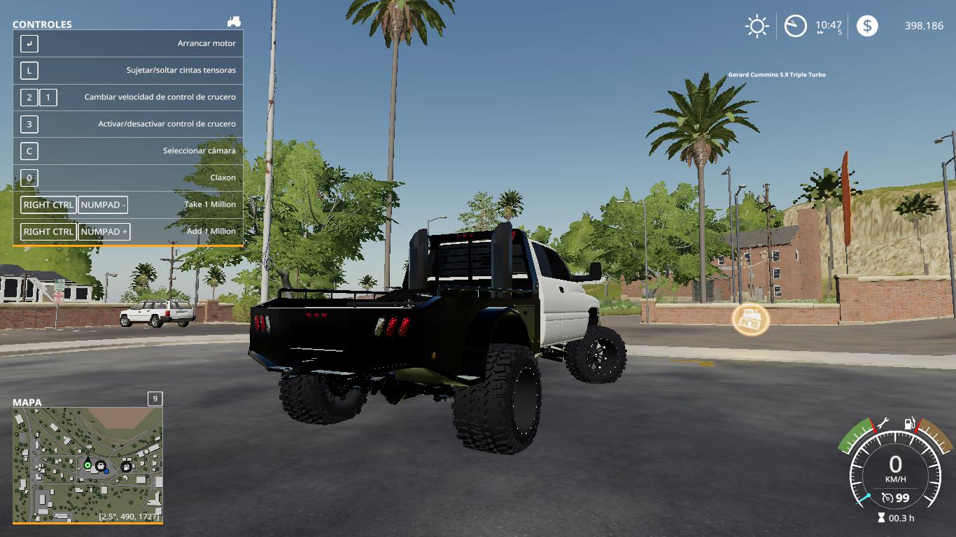 FS19 - 2ND Gen Dodge Ram 2500 Flatbed V1.0