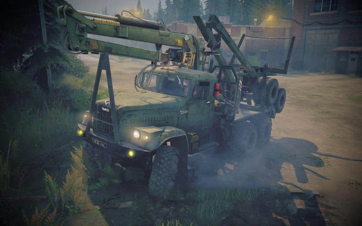Spintires:Mudrunner - Kraz-255B (Pontoon Park) Truck V1.0