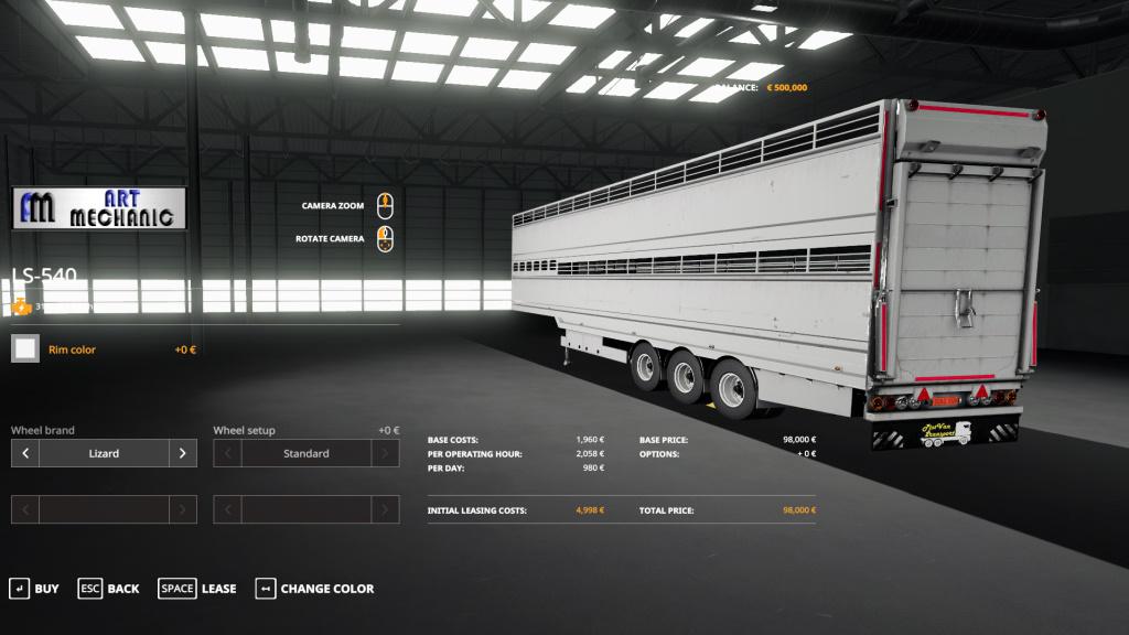 FS19 - ArtMechanic Transport Cattle Pack V1.1