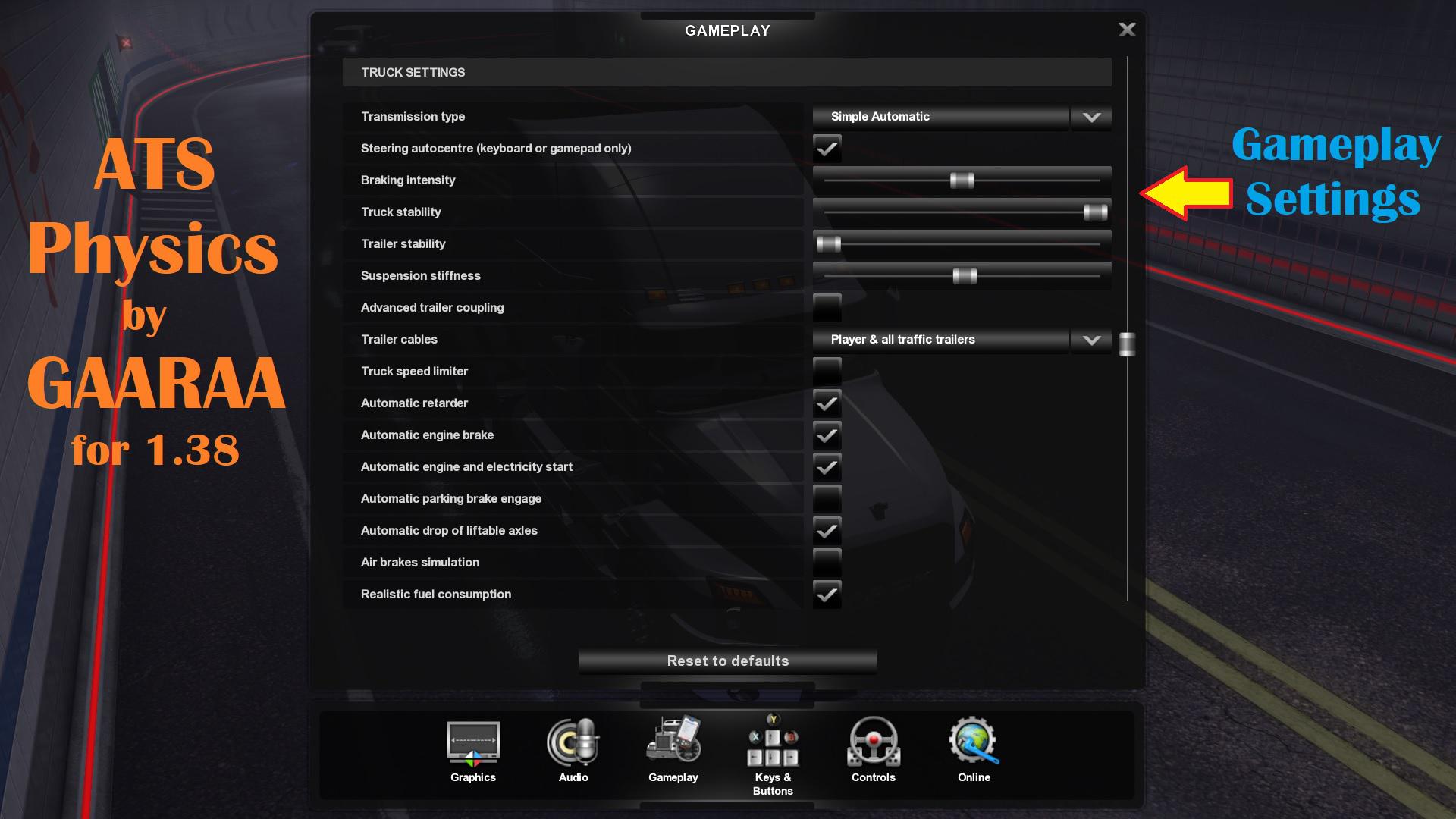 ATS - Physics Mod (1.38.x)