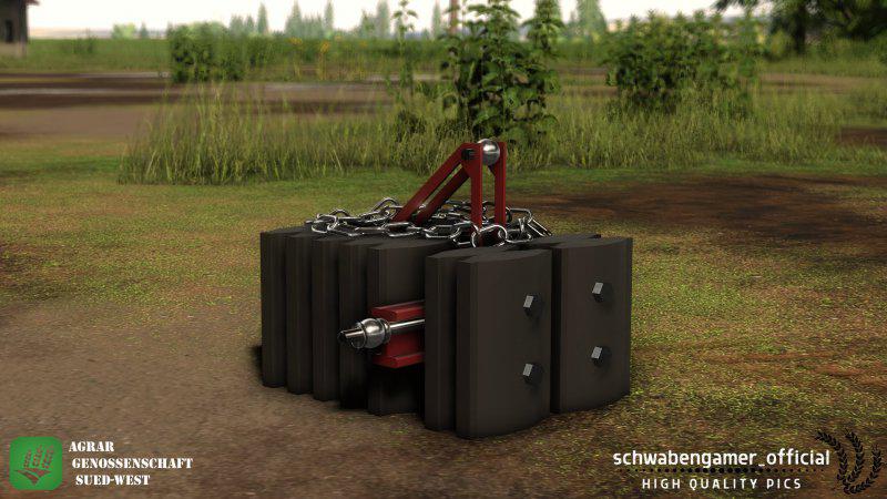 FS19 - Plate 1100KG Weight V1
