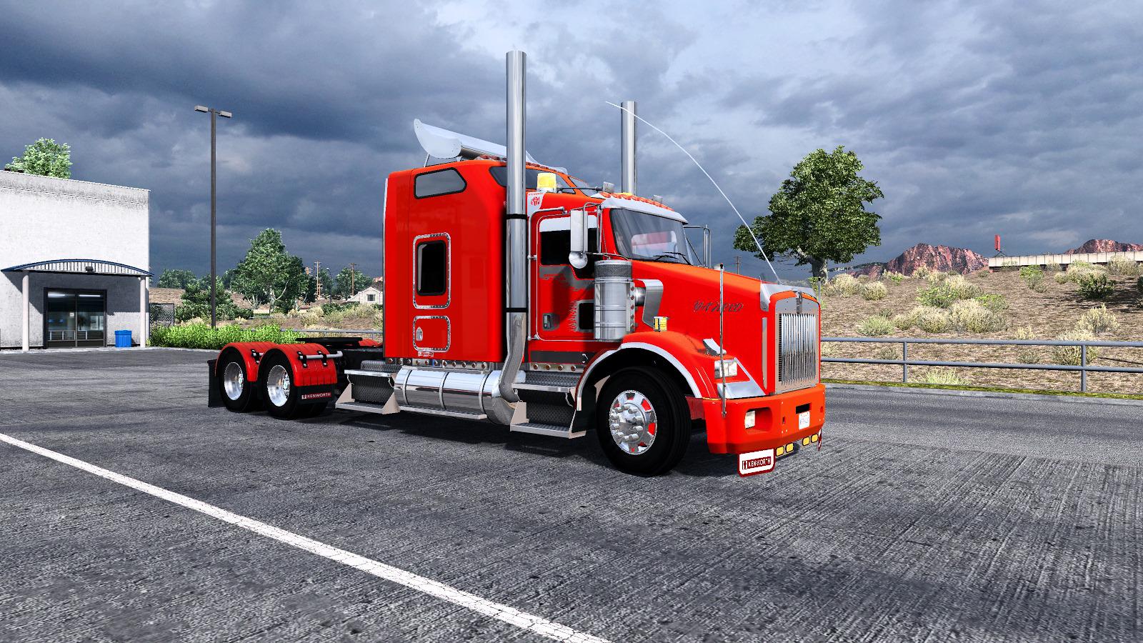 ATS Kenworth T800 Custom Truck V2.0 (1.38.x) American Truck Simulator