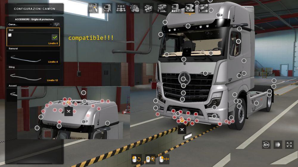 ETS2: Mercedes Benz Actros MP5 - 1.47 v 2.0 Trucks, Mercedes Mod