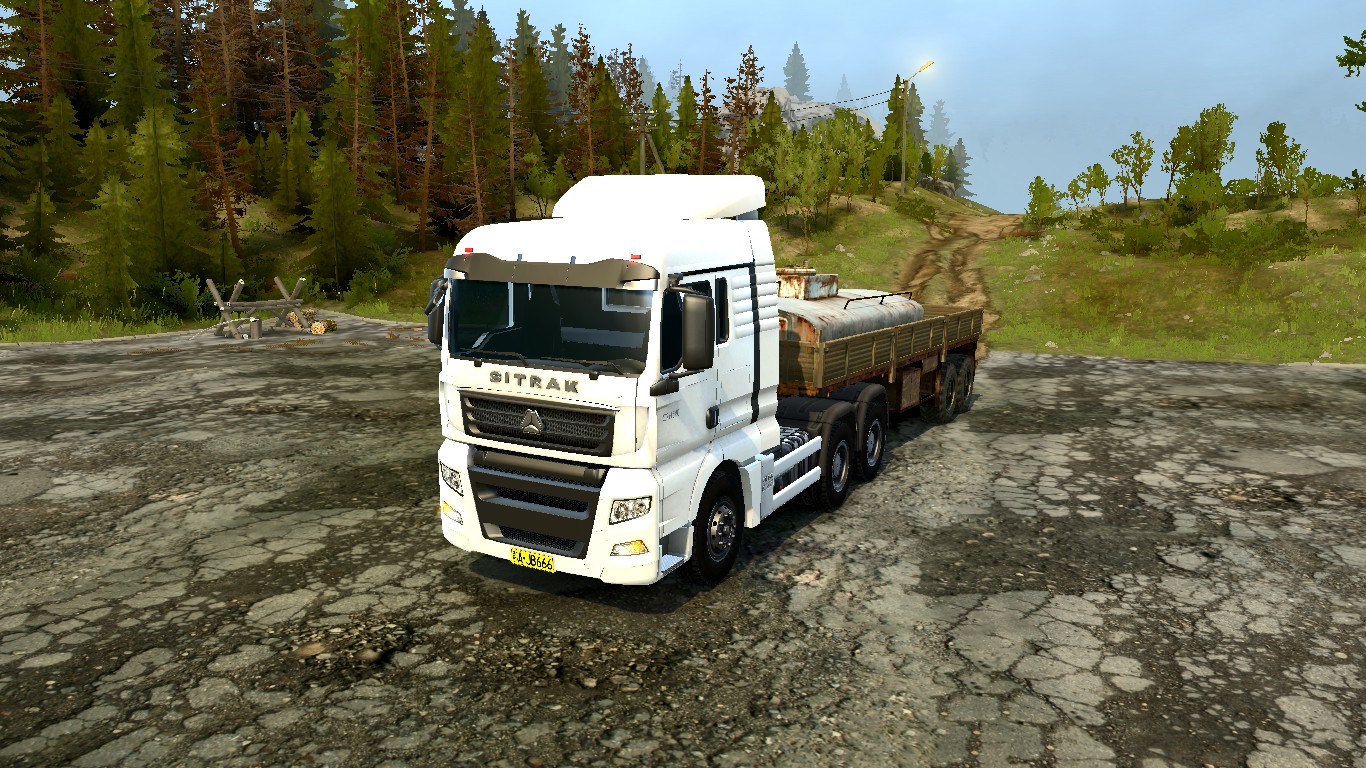 Spintires:Mudrunner - Sitrak C7H540 Truck v1.0
