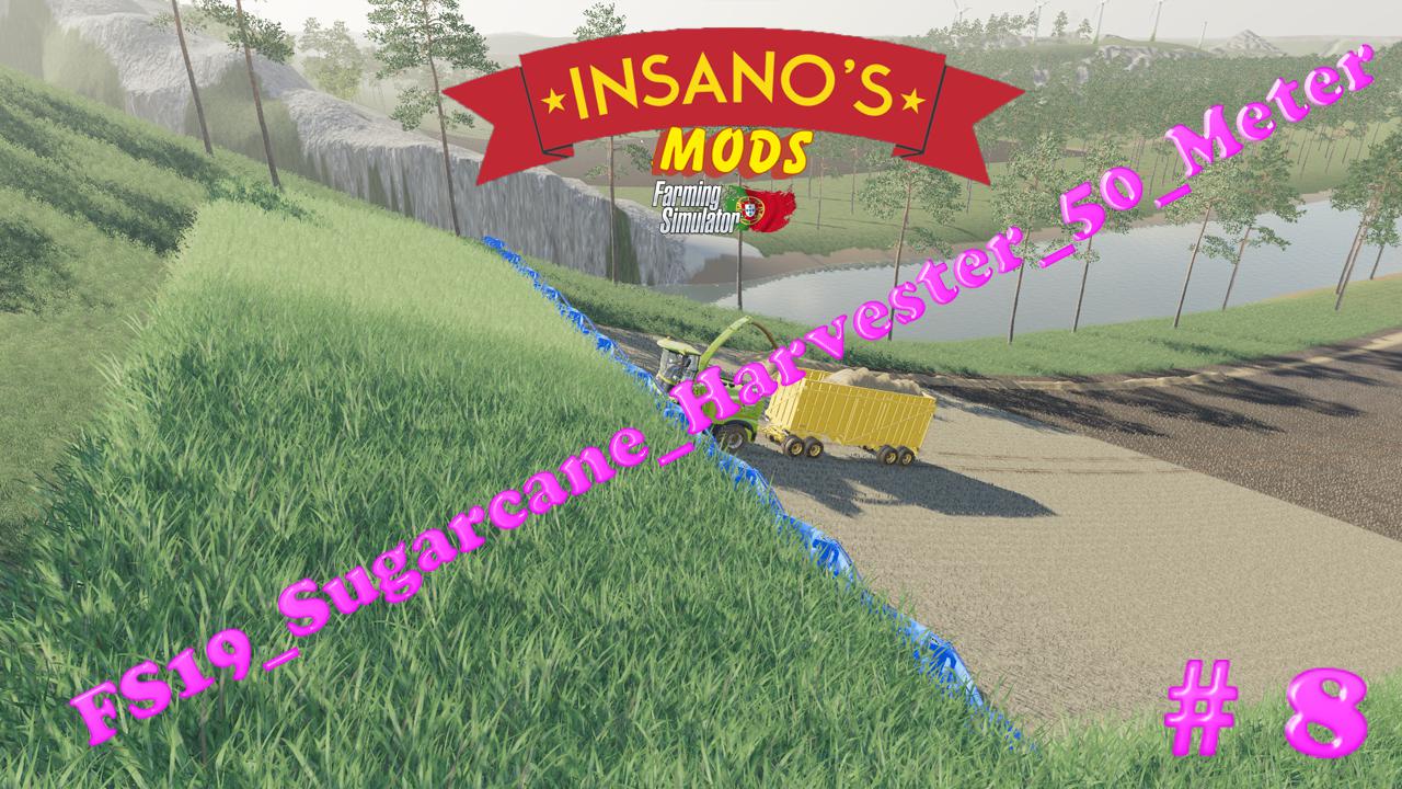 FS19 - Sugarcane Harvester 50 Meter V2.0