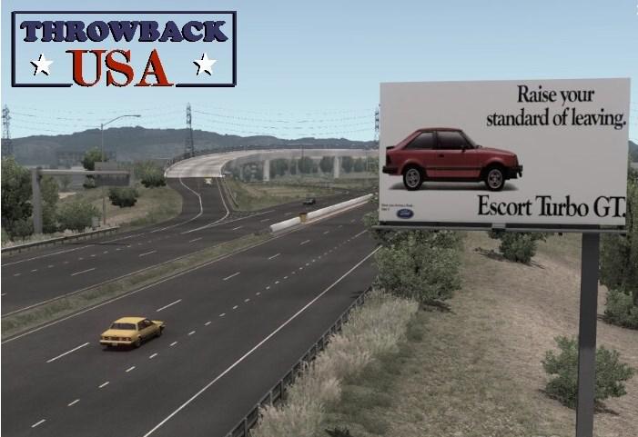ATS - Throwback USA – 1980S Billboards V1.0 (1.39.x)