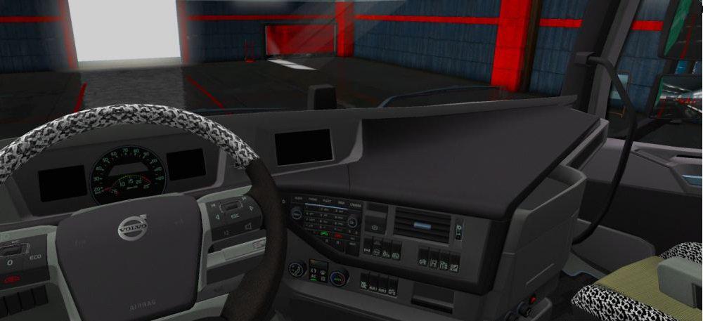 ETS2 - Volvo FH16 2012 Black Interior V1 (1.37 - 1.38)