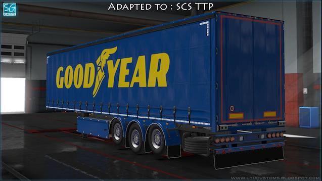 ETS2 - Goodyear DLC Trailer Tires V1.1 (1.36.x)