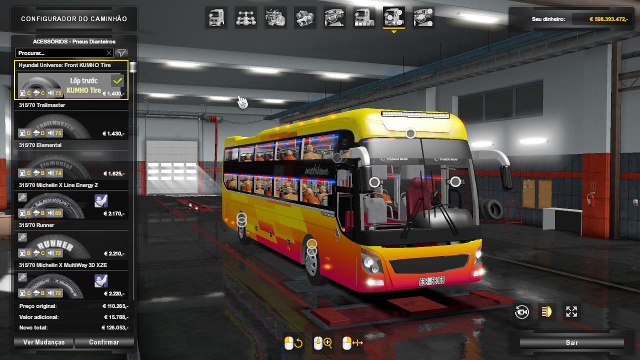 ETS2 - VietNam Thaco Mobihome 2016 Bus Mod V0.5 (1.36.x)
