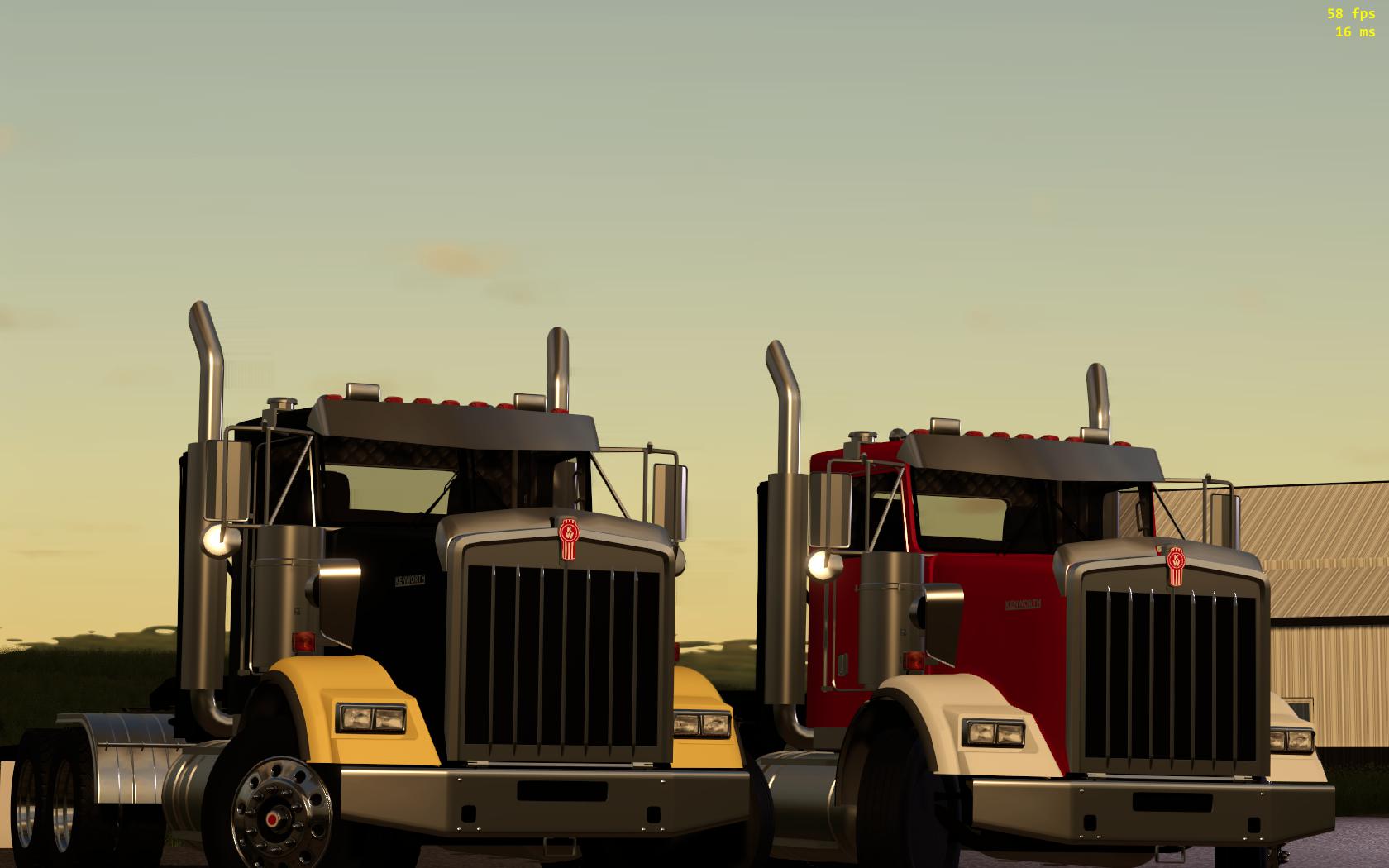 FS19 - Kenworth T800 High Hood Truck V1.0