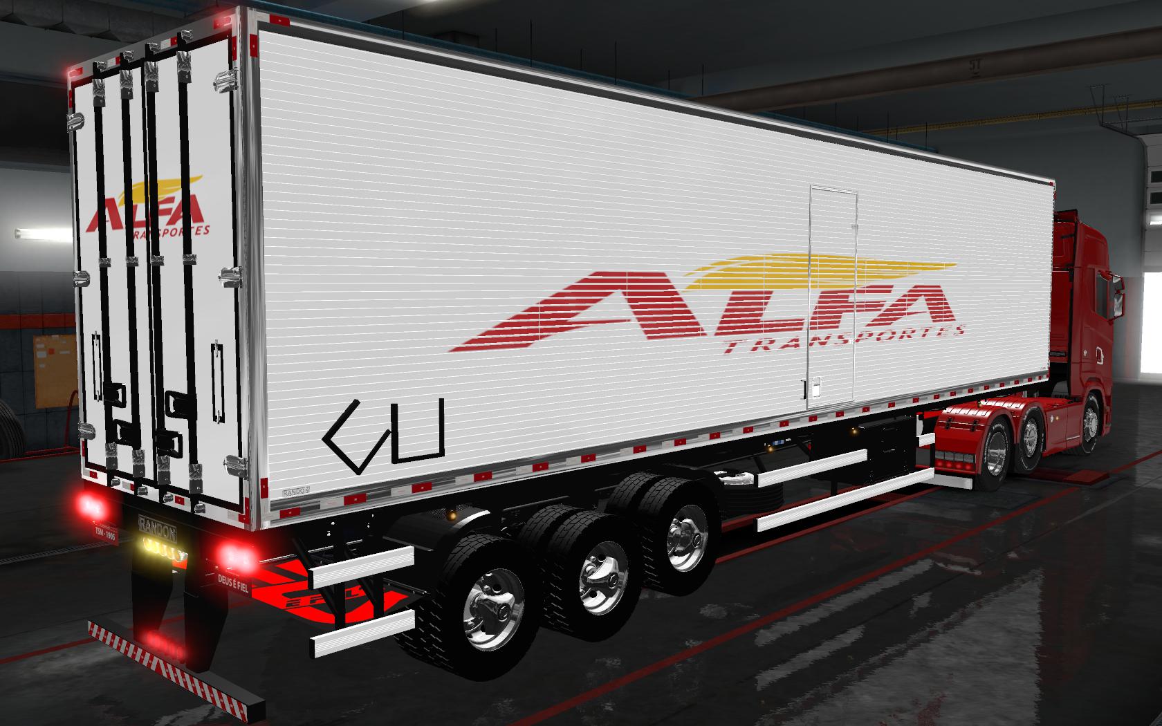 ETS2 - Skin Pack De Reboques Tsm By Tsmachado Alfa Transportes (1.36.x)
