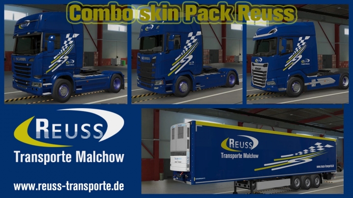 ETS2 - Combo Skin Pack Reuss V1.0 (1.40.x)
