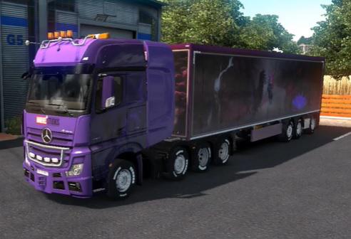 ETS2 - Skins Combos Scania R 09, MB New Actros 2014, Renault T V1.0 (1.36.x)